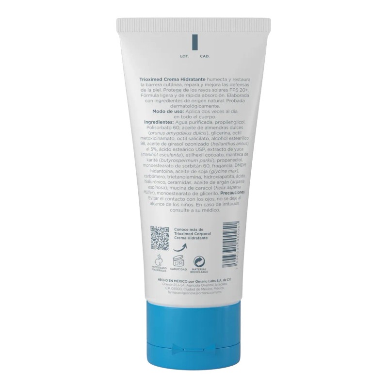 Crema Corporal Hidratante 100 Ml Ozono