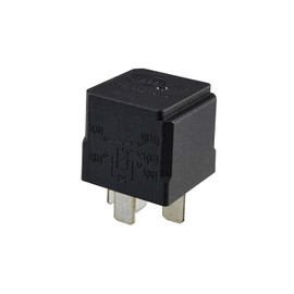HELLA 4RD 007 903-021 Relay, main current - 24V - 5-pin connector - Wiring Diagramme: W3 - Plug: B1 - Normally Closed Contact/Normally Open Contact/Changeover Contact - Colour: Black - without holder