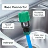 iwiio Kitchen Tap Hose Connector, Garden Hose Pipe Connector, Tap