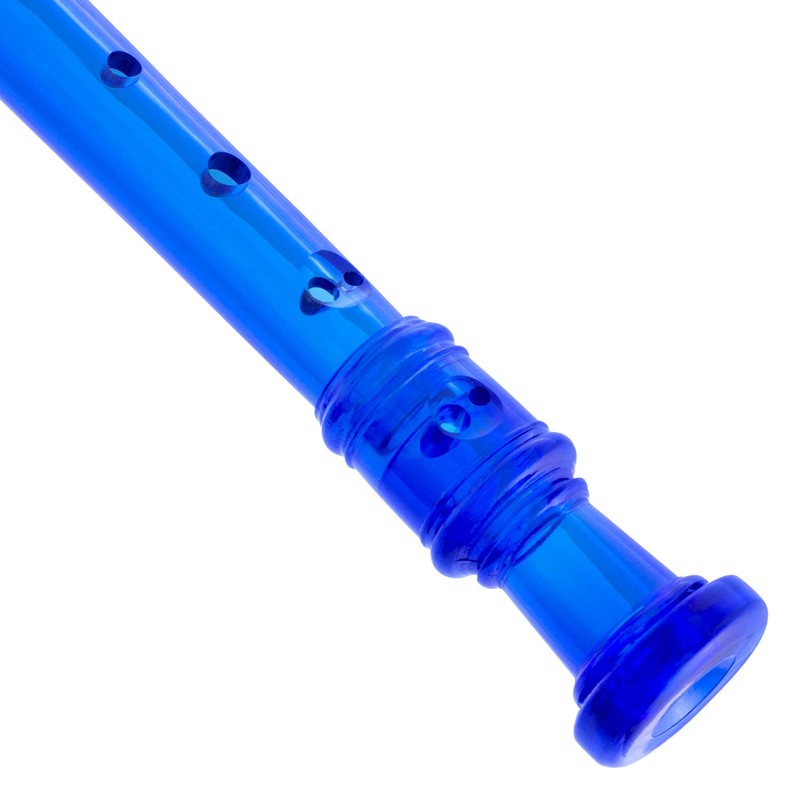 Tiger Kids Coloured Descant Recorder - Blue Soprano Recorder