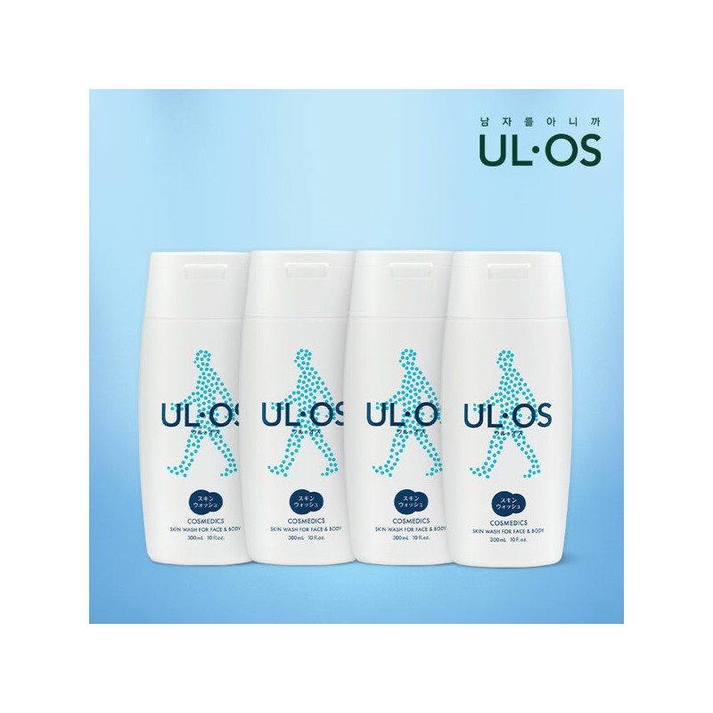 Uros Skin Wash 300ml x 4 (Body Cleanser) / 우르오스