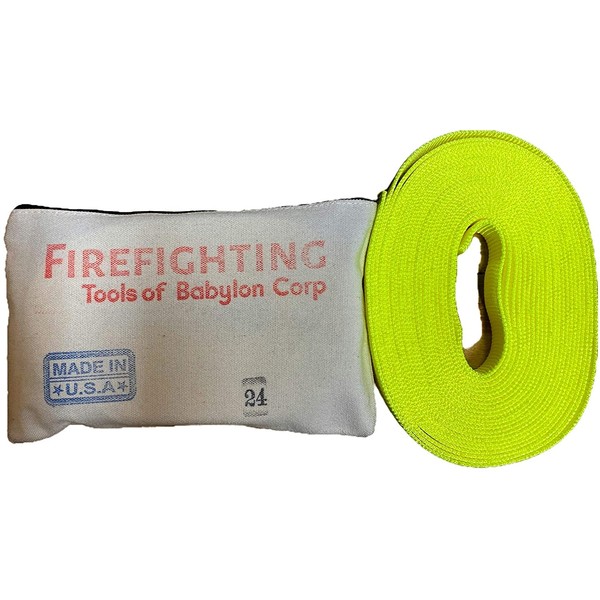Firefighter Rescue Webbing with Canvas Bag - Hasty Harness Length- 24 Feet
