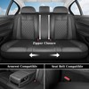 Coverado Seat Covers, Car Seat Covers Full Set, Black Front