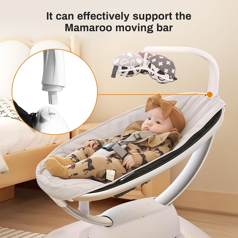 Toy Pole Conversion Attachment Compatible with 4moms Mamaroo's Model 1037