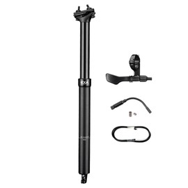 EXA Form 900i 30.9mm/31.6mm Remote Control Dropper Post with 1x Lever kit and Cable in Housing, 100mm/120mm Travel Dropper Seatpost-31.6mm X 395mm