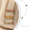 Collar con nombre personalizado para mujer, collar con placa de