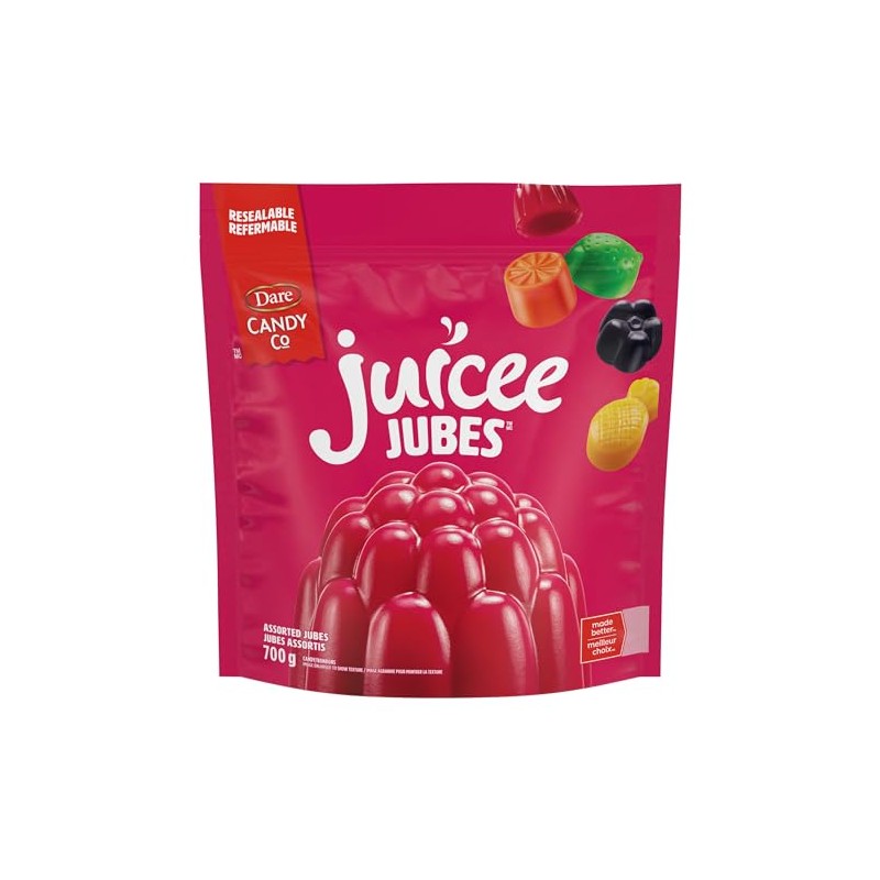 Dare Foods Limited Dare Juicee Jubes - Mixed Fruit, Soft