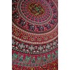 Cotton Mandala Elephant Floral Tablecloth Rectangle 68x102 Red Blue Green