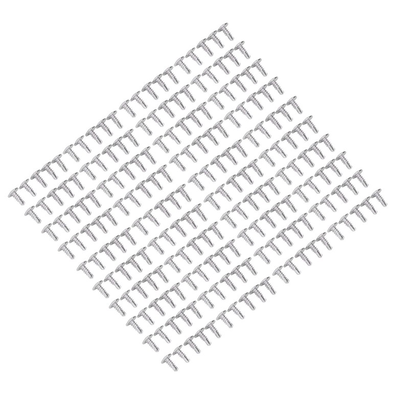 200Pcs Self Drilling Screw Stainless Steel Round Washer Head M4.8x13