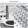 sourcing map 10-32 UNF Straight Flute Thread Tap and 4.1mm