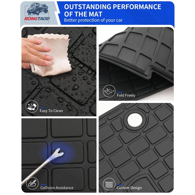Rongtaod Back Seat Protector Compatible with 2022 2023 2024 2025
