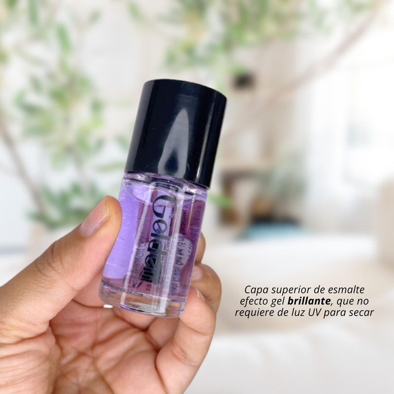 Gelden - Esmalte Tratamiento para Uñas, Brillo Protector de Acrilico