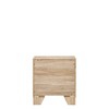 Acme Miquell 2-Drawer Wooden Nightstand in Natural