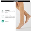 CALZITALY 2 Pairs Knee Fishnet Stockings Large Hole Pattern Black