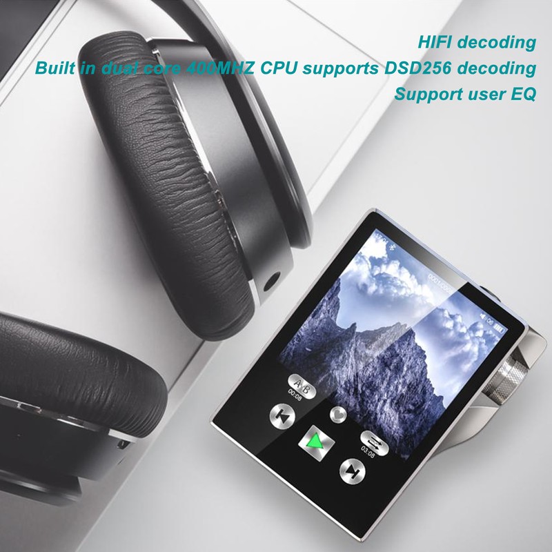 MP3 Player 2.4 Inch Touch Screen HiFi Lossless DSD High