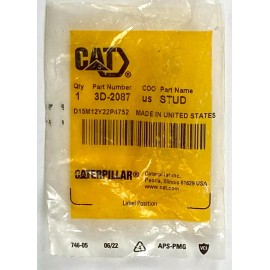 Caterpillar CAT 3D-2087 Double End Threaded Stud 3/4-10 3/4-16 Steel Set of 2