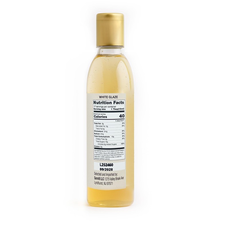 Sanniti Italian White Glaze with Balsamic Vinegar of Modena |