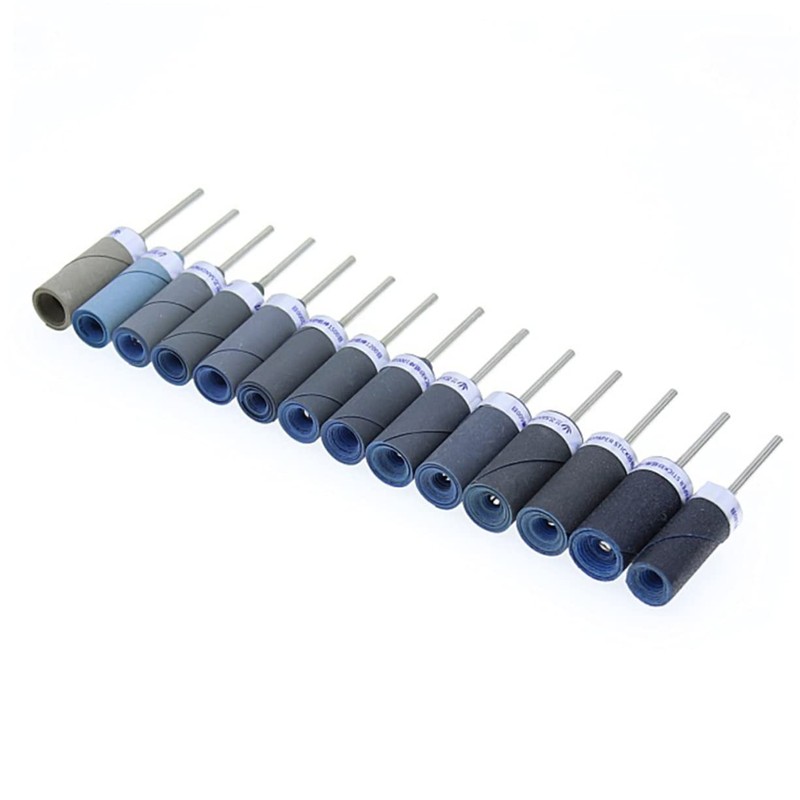 OHPHCALL Sanding Stick 320 Grit 10pcs Sandpaper Polished Rods Sponge