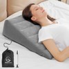 AllSett Health Inflatable Leg Elevation Pillow 1pack - Grey