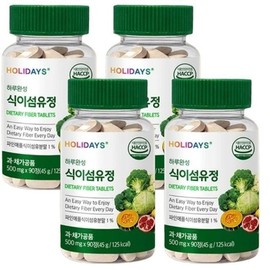 [Danbi] Holidays Dietary Fiber Tablets 90 tablets x 4 packs / [단비] 홀리데이즈 식이섬유정 90정 x 4개