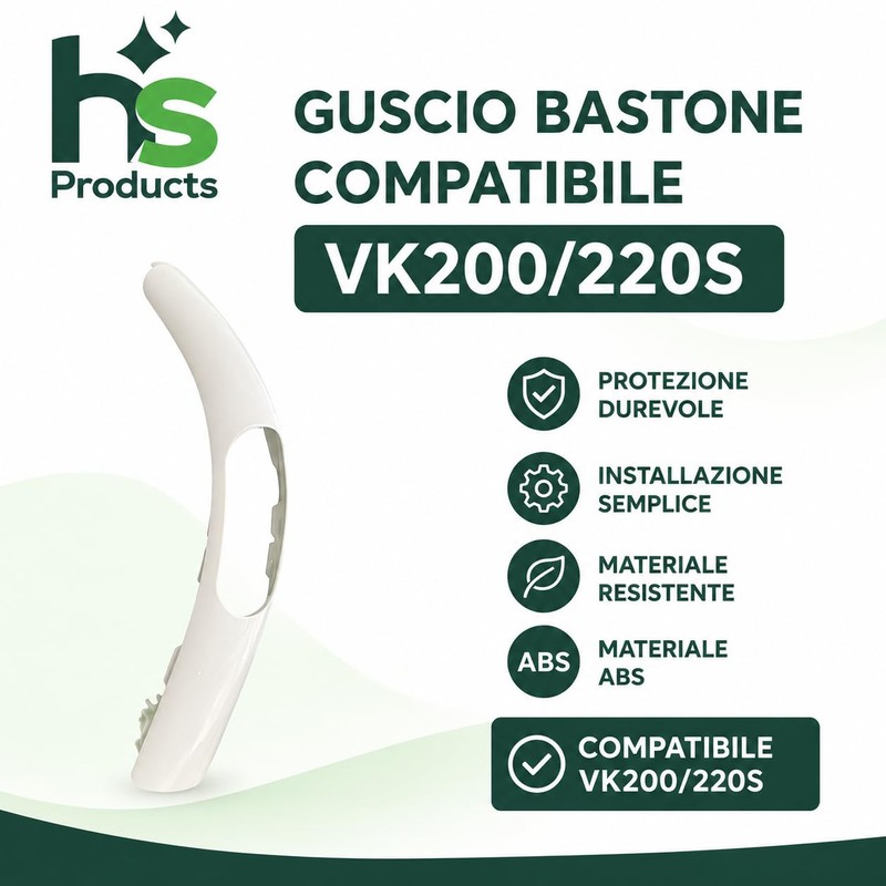 Lid Handle Front Plastic White Compatible with Vorwerk Kobold VK200
