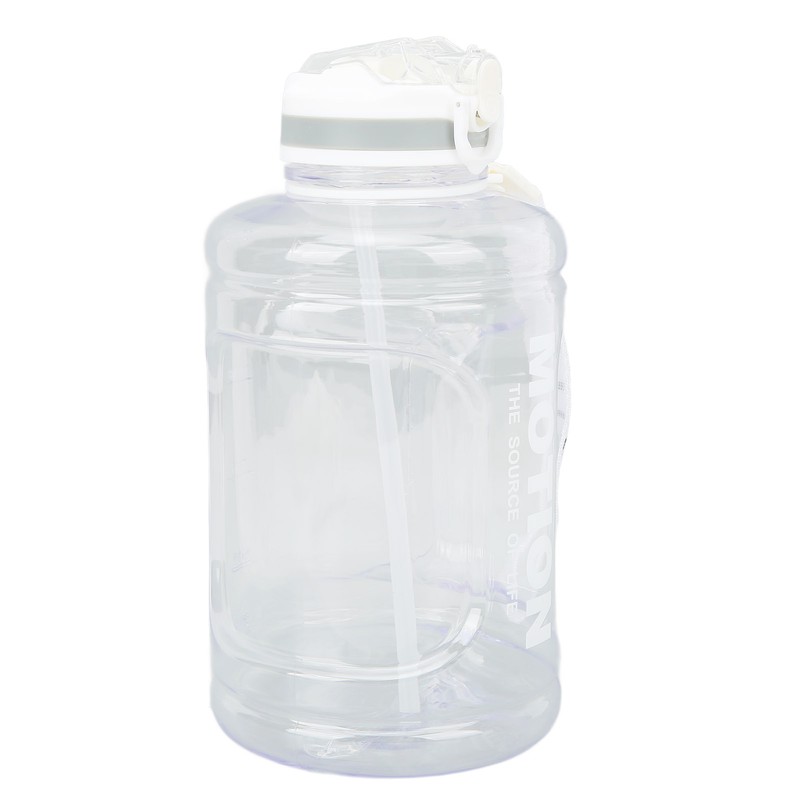1500ml Large Capacity Sports Water Bottle Portable Scale Marking Poping