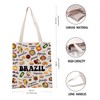 PYOUL Brazil Lover Gift Brazil Food Tote Bag Moving to