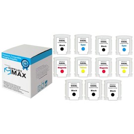 SuppliesMAX Remanufactured Replacement for HP OfficeJet Pro 8000/Pro 8500 Series High Yield Inkjet Combo Pack (5-BK/2-C/M/Y) (NO. 940XL) (CH633BN_5PK/SF782AN_2PKMP)