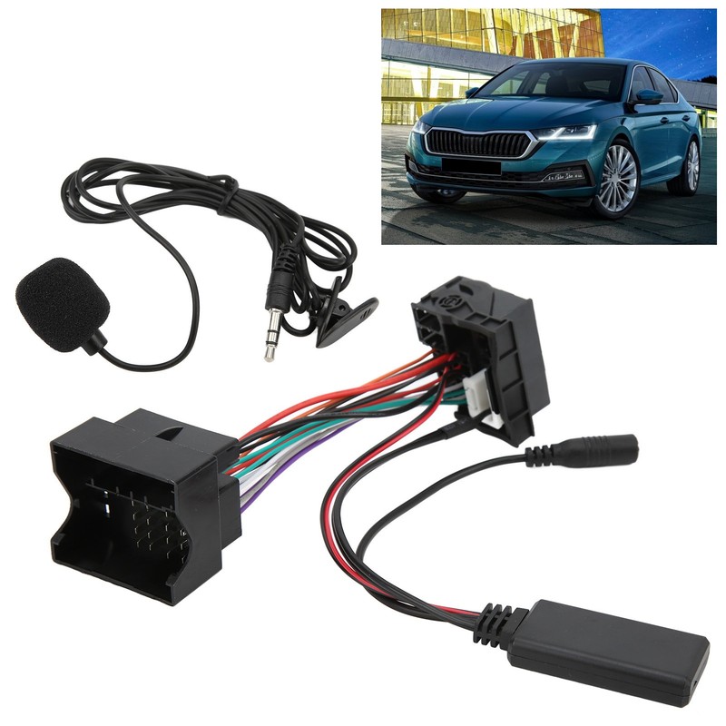 Bluetooth 5.0 AUX in Cable Car Stereo Audio Adapter Replacement