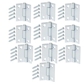 1-1/2 in. Zinc-Plated Narrow Utility Hinge (10-Pack)