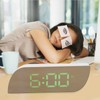 LED Digital Clock 12/24 Hour Conversion Adjustable Brightness Bedside Alarm