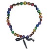 Barbra Collection Hawaiian Kukui Nut Beads Leis Necklace Hand Painted