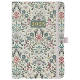 Indeme Diary 2025 - Diary 2025 Week to View from Jan. 2025 - Dec. 2025, 2025 Diary with Pen Loop, 21.5 x 15.5 x 1.5 cm, Green