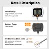 Candy Thermometer for Candy Making with Pot Clip,Best Instant Read