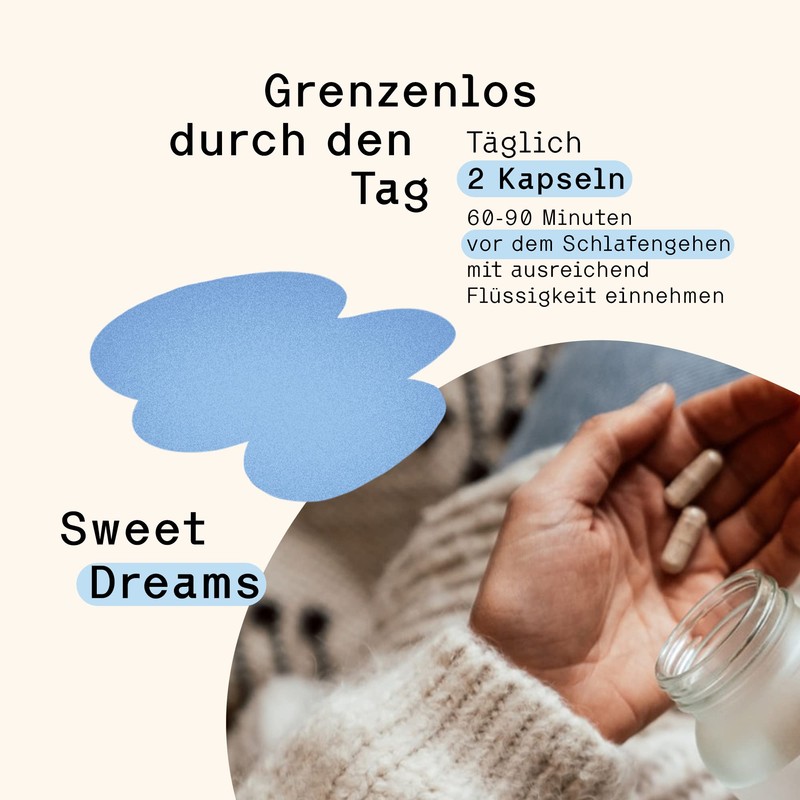 Grenzenlos® - capsules with valerian, St. John's wort, passion flower,
