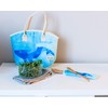 Waves of Change Reusable Set Recycled Plastic, Bamboo Utensils &