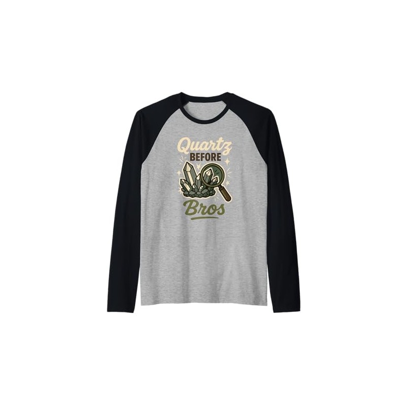 Rock Hound Geology Fossil Hunter Mineral Collector Gift Raglan Baseball