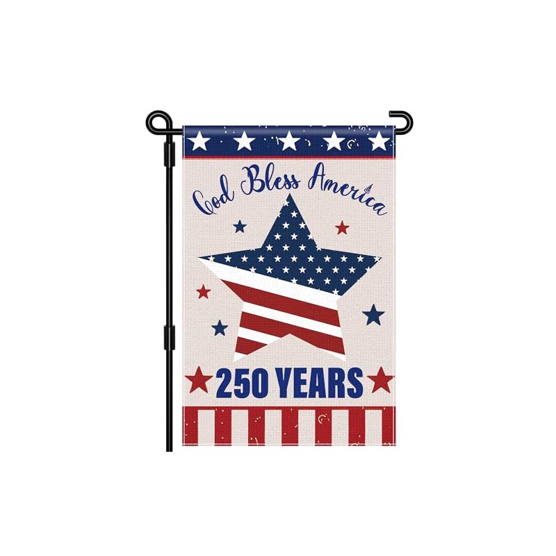 250th Anniversary American Garden Flag - Double-Sided Design