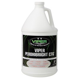 Hydro-Force Viper Peroxibright CTG Hard Surface Cleaner, Cleans and brightens even the grungiest concrete, tile or grout, floor, fixture or wall! 1 Gallon