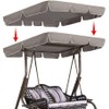 Timoau Porch Swing Canopy, Replacement Waterproof Swing Top Cover, Outdoor