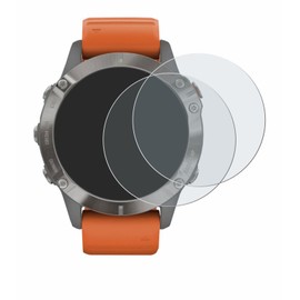 BROTECT Entspiegelungs-Schutzfolie für Garmin Fenix 6 Pro Solar (2 Stück) Matte Displayschutz-Folie, Anti-Reflex, Anti-Fingerprint