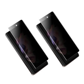 AHERLCG (2 PCS) Privacy Screen Protector Compatible with Galaxy Z Fold 3,2PCS Outside(Front) Anti-Spy Full Covered Soft Anti-Peeping Anti-Scratch Nano Film Suit for Sansung Galaxy Z Fold3 5G