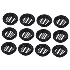 Gadpiparty 20 Pcs Vent Covers for Heat Emission Round Ventilation Grille for Cabinets Durable and Corrosion Resistant Air Vent Hole Opening for Home Use