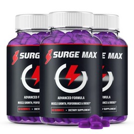 (3 Pack) Surge Max Gummies, SurgeMax Performance Support