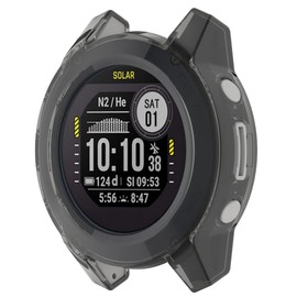 Tyogeephy Case Compatible with Garmin Descent G1 Screen Protector Soft TPU Scratch Resistant Full Cover for Descent G1 Smartwatch Accessories