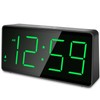 Peakeep Battery Operated Digital Alarm Clock for Bedrooms - Cordless