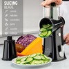 Zulay Kitchen Rotary Cheese Grater 5 Blade Cheese Shredder -