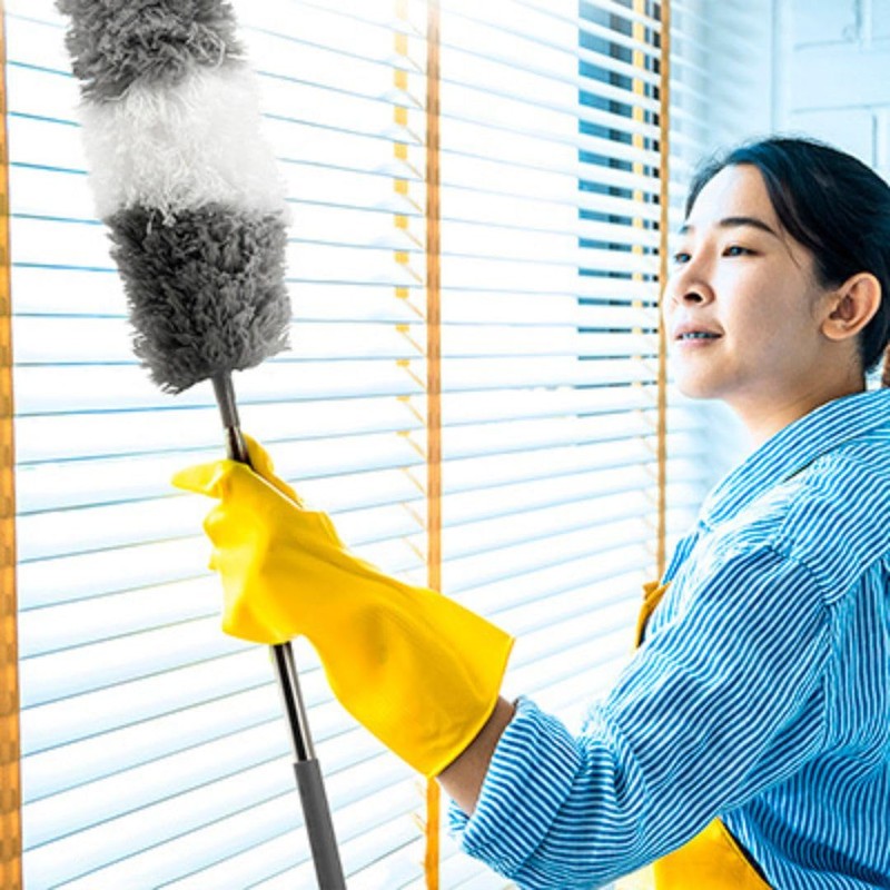 Feather Duster (7 Pcs) - High Ceiling Duster Cleaning Kit