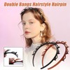 2Pcs Bangs Hairstyle Twist Hairpin Headbands,Bangs Hairstyle Hairpin Twist and