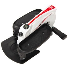 Fitvids Mini Elliptical Machine for Home or Office, Under Desk Pedal Exerciser for Legs, Quiet & Compact with Digital Display for Time, Speed, Distance